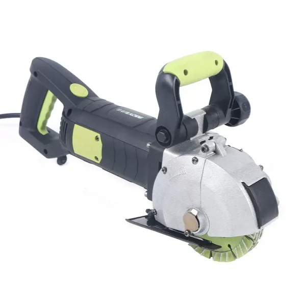 Fraise à rainurer murale 2700 W 6 disques diamantés 133 mm Granit Scanalature | avec aspirateur Wall Chaser