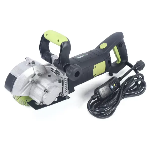 Fraise à rainurer murale 2700 W 6 disques diamantés 133 mm Granit Scanalature | avec aspirateur Wall Chaser