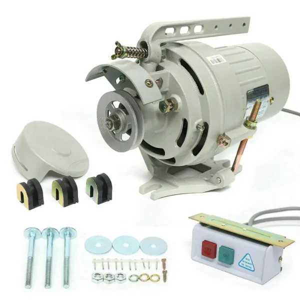 Moteur Industriel de Machine à Coudre 400W, Accessoires de Machine à Coudre Remplacement de Moteur de Machine à Coudre 2850 TR/Min