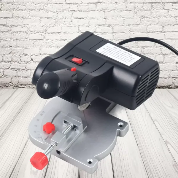Mini scie à onglet électrique 90 W 220 V - 0-45 4500 tr/min - Pour bois, verre, métal