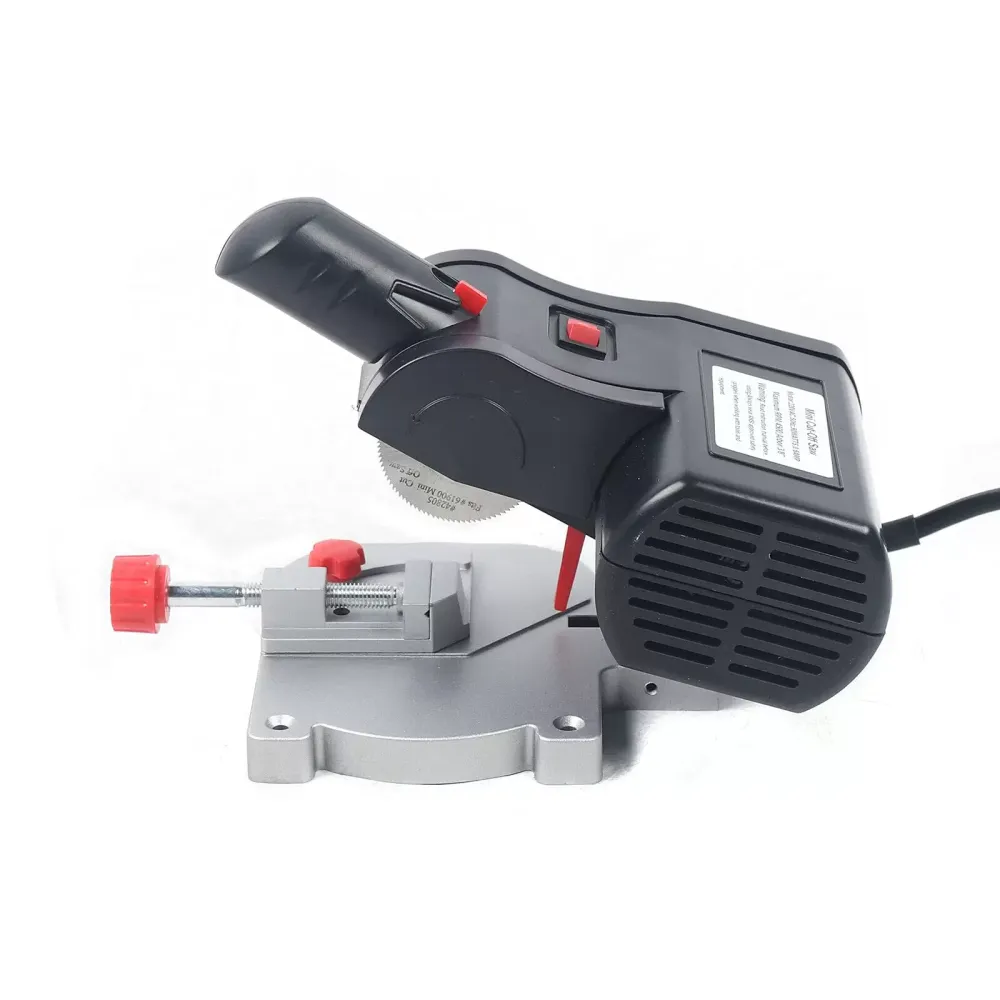 Mini scie à onglet électrique 90 W 220 V - 0-45 4500 tr/min - Pour bois, verre, métal
