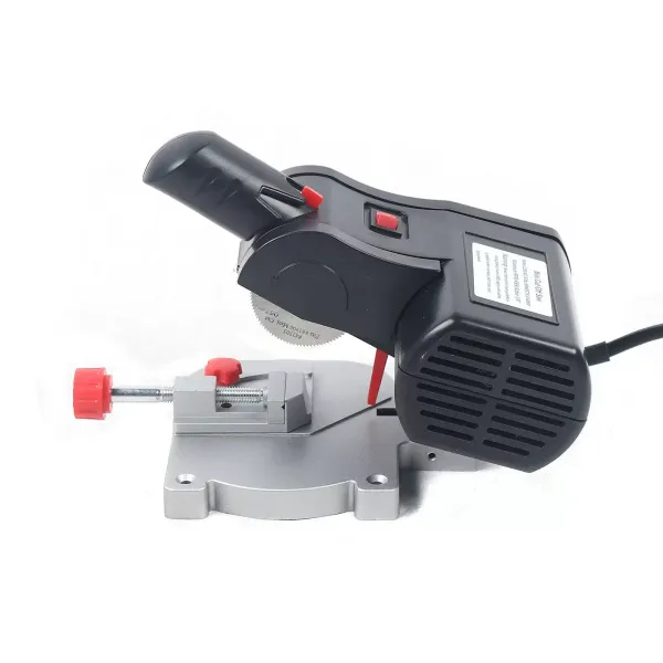 Mini scie à onglet électrique 90 W 220 V - 0-45 4500 tr/min - Pour bois, verre, métal