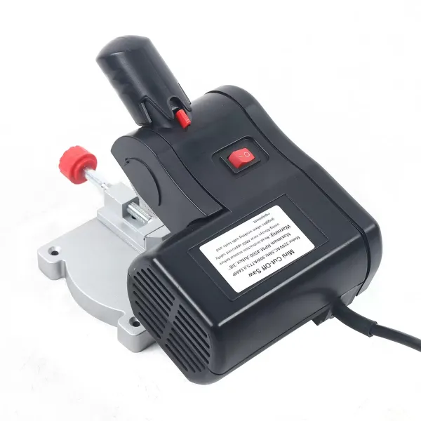 Mini scie à onglet électrique 90 W 220 V - 0-45 4500 tr/min - Pour bois, verre, métal