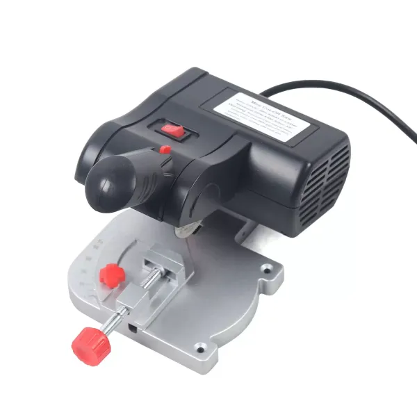 Mini scie à onglet électrique 90 W 220 V - 0-45 4500 tr/min - Pour bois, verre, métal