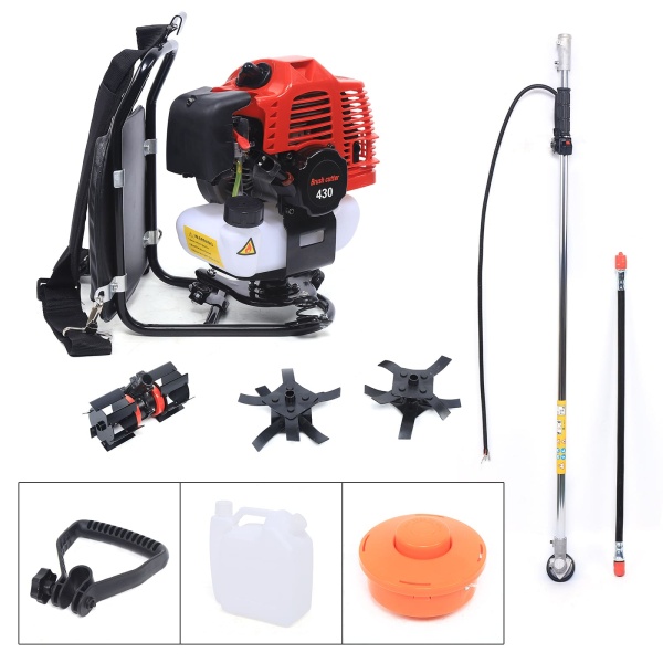 Débroussailleuse à essence 3 en 1 Demon 1,7 CV Débroussailleuse tondeuse 43 CC avec sangle de transport professionnelle Débroussailleuse à essence 3 en 1 Demon 1,7 CV Débroussailleuse tondeuse 43 CC avec sangle de transport professionnelle