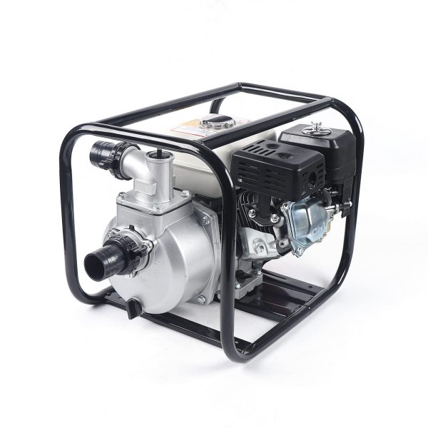 Pompe à eau à essence de 2 pouces - 8 temps - 3,6 l - Pompe à moteur 6,5 CV 210 CC