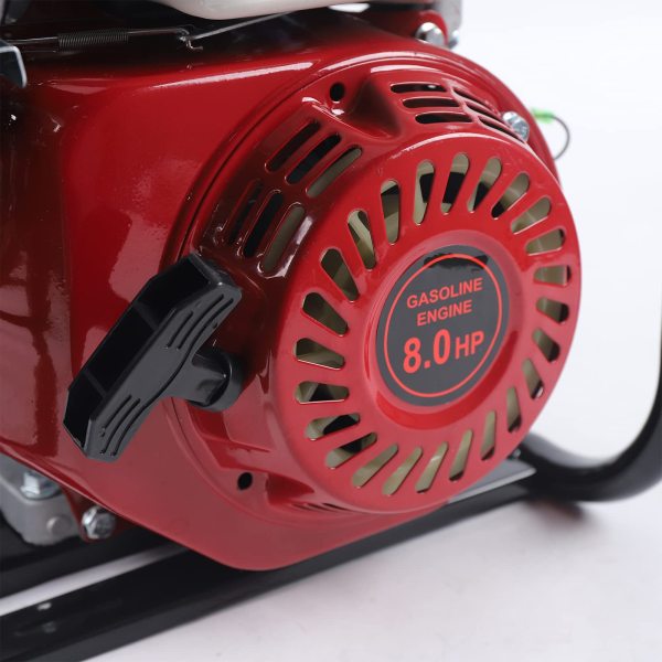 Pompe à eau à essence de 2 pouces - 8 temps - 3,6 l - Pompe à moteur 6,5 CV 210 CC