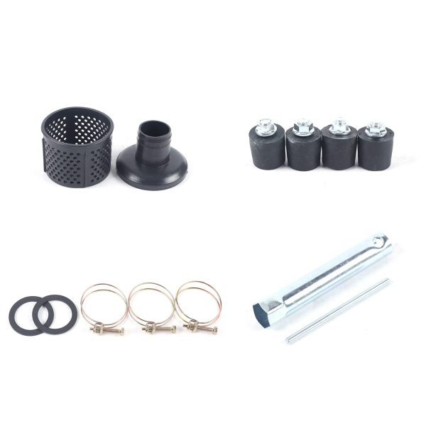Pompe à eau à essence de 2 pouces - 8 temps - 3,6 l - Pompe à moteur 6,5 CV 210 CC