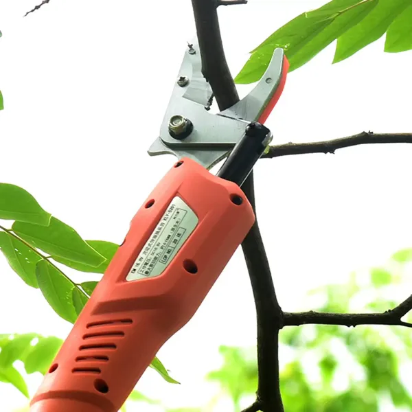Sécateur électrique à branches hautes 220 V avec tiges d'extension en alliage d'aluminium dur et poignée