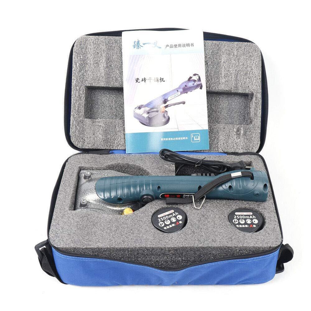 Vibromasseur portable pour carrelage - Avec chargeur et 2 piles - Pour carrelage mural