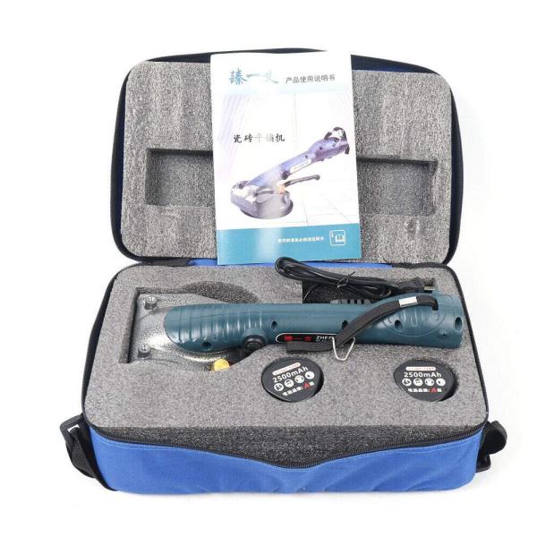 Vibromasseur portable pour carrelage - Avec chargeur et 2 piles - Pour carrelage mural