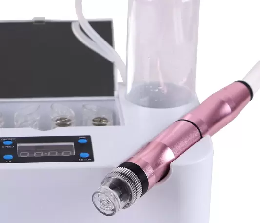 Machine de dermabrasion professionnelle - Petites bulles d'eau - Dermabrasion - Machine de beauté, spa sous vide - Oxygène