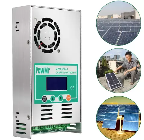Contrôleur de charge solaire MPPT pour 12 V/24 V/36 V/48 V - Régulateur solaire MPPT (60 A)