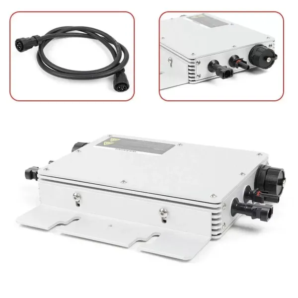 Inverseur de Contrôleur sans Fil 600W, Onduleur Photovoltaïque Etanche IP65, Micro-onduleur Solaire Connecté au Réseau Solaire