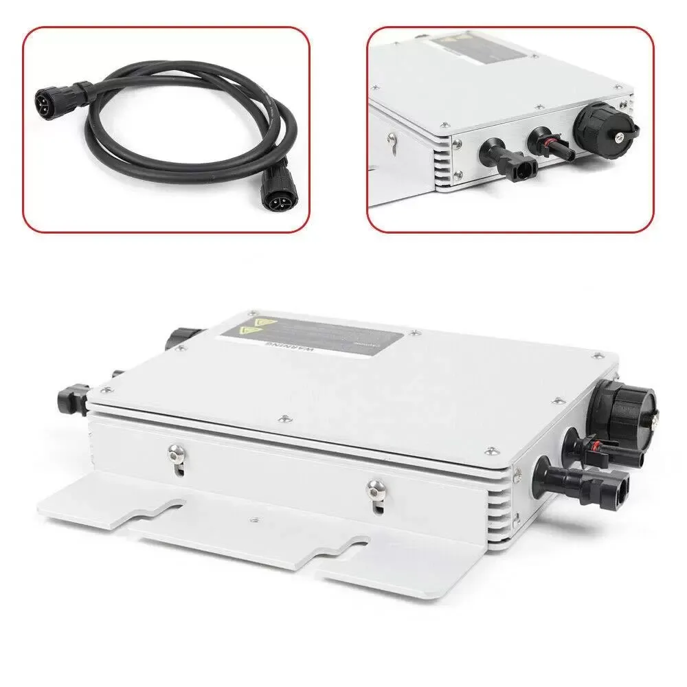 Micro Onduleur Solaire - MPPT Micro Onduleur Photovoltaïque,Durable Convertisseur Solaire L'inverseur De Puissance1200W(IP65 )