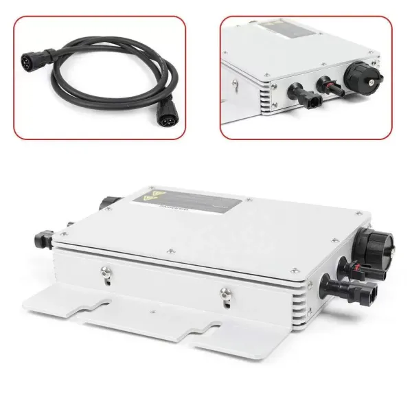 Micro Onduleur Solaire - MPPT Micro Onduleur Photovoltaïque,Durable Convertisseur Solaire L'inverseur De Puissance1200W(IP65 )