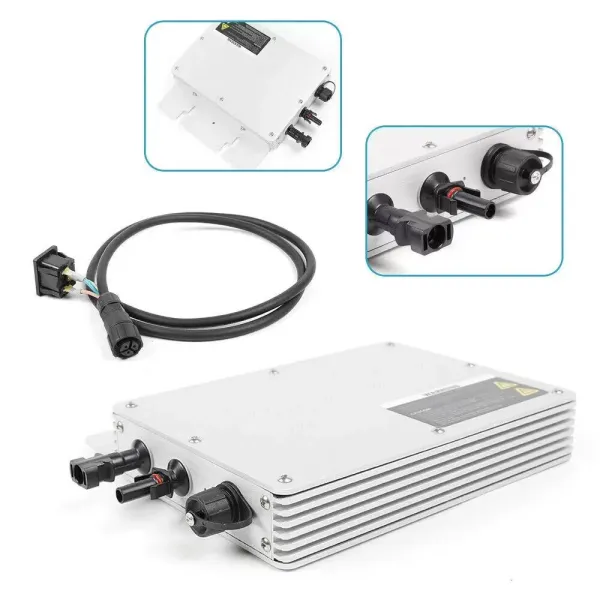 Micro Onduleur Solaire - MPPT Micro Onduleur Photovoltaïque,Durable Convertisseur Solaire L'inverseur De Puissance1200W(IP65 )