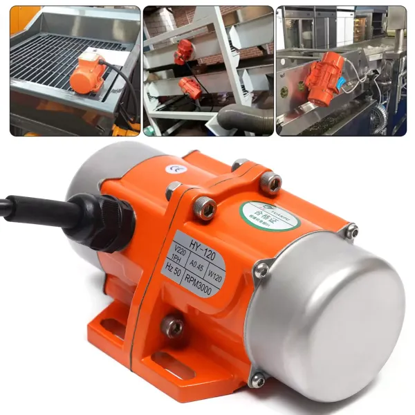 Moteur vibrant asynchrone 1 phase pour moteur mécanique 220 V 3000 tr/min (120 W) Moteur vibrant asynchrone 1 phase pour moteur mécanique 220 V 3000 tr/min (120 W)
