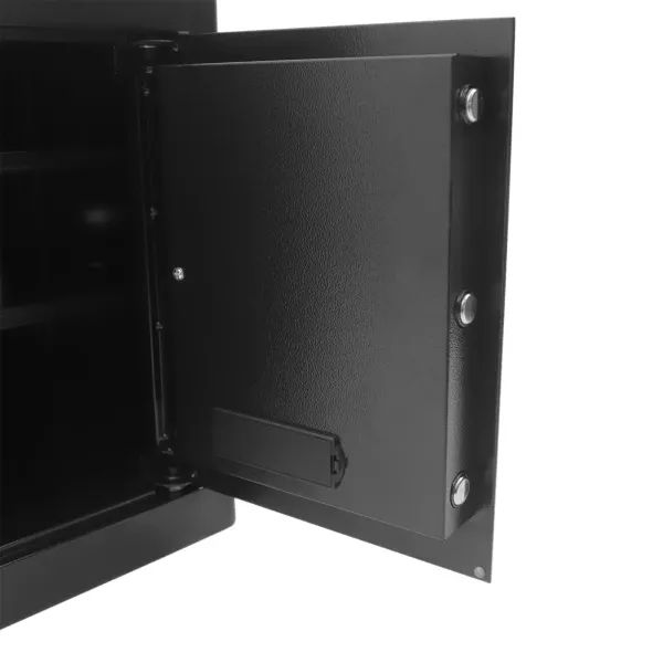 Interrupteur à clé électronique de 45 litres - Double cloison amovible avec batterie - Petit coffre-fort de 45 cm de haut