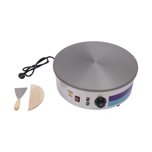 Crêpière Commercial Professionnel Appareil à Crêpes Assiette à Crêpes Crêpière en Acier Inoxydable
