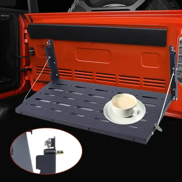 Multi-Purpose Table pliante hayon Tailgate pour Jeep Wrangler JK 2007-2017 2/4 portes