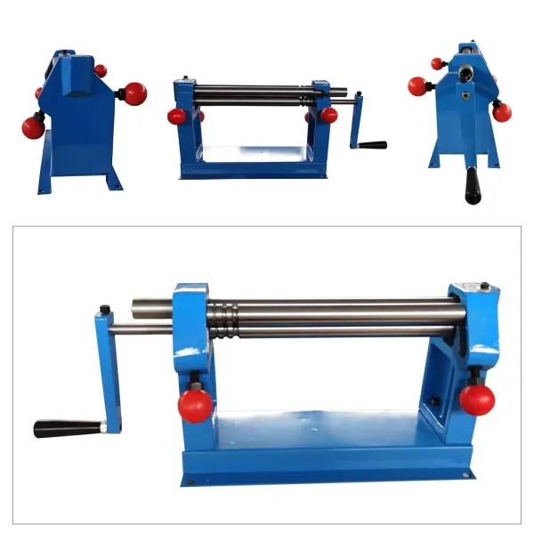 Machine à plier ronde à 3 rouleaux - Portable - En tôle - Avec rayon de roulement réglable - 305 mm - SR 305J Machine à plier ronde à 3 rouleaux - Portable - En tôle - Avec rayon de roulement réglable - 305 mm - SR 305J
