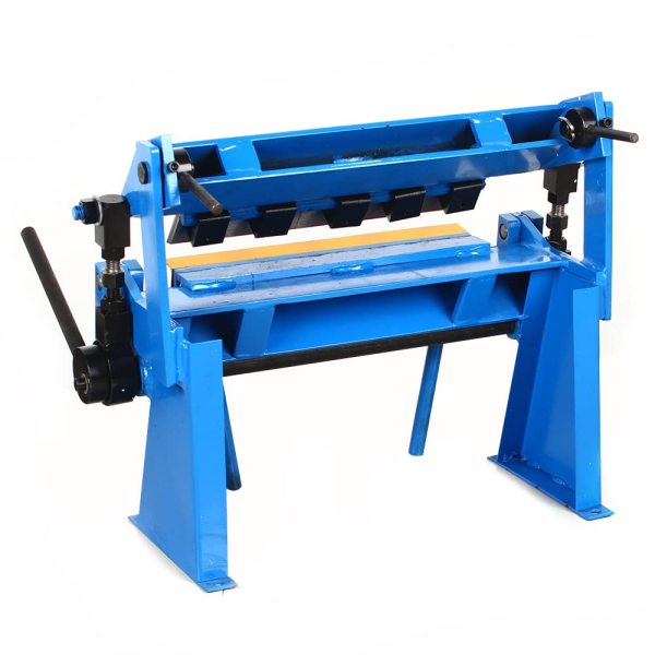 Cintreuse en tôle de fer à plier 0-135° Banc pliant pivotant à main Bleu 30 kg Largeur de travail 305 mm