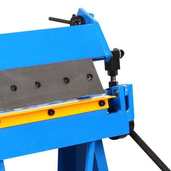 Cintreuse en tôle de fer à plier 0-135° Banc pliant pivotant à main Bleu 30 kg Largeur de travail 305 mm
