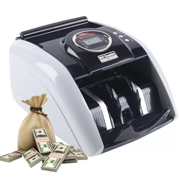 Compteur de billets automatique 220 V à grande vitesse avec affichage LED pour euros, dollars, livres et billets, 900 feuilles/min