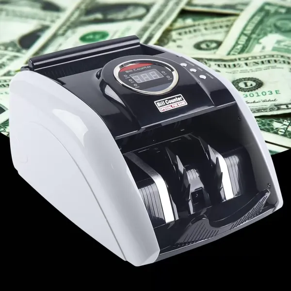 Compteur de billets automatique 220 V à grande vitesse avec affichage LED pour euros, dollars, livres et billets, 900 feuilles/min