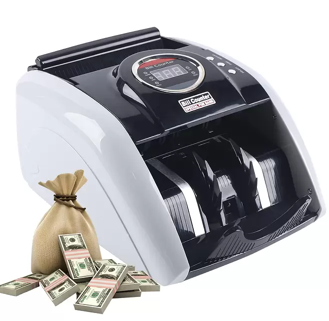 Compteur de billets automatique 220 V à grande vitesse avec affichage LED pour euros, dollars, livres et billets, 900 feuilles/min