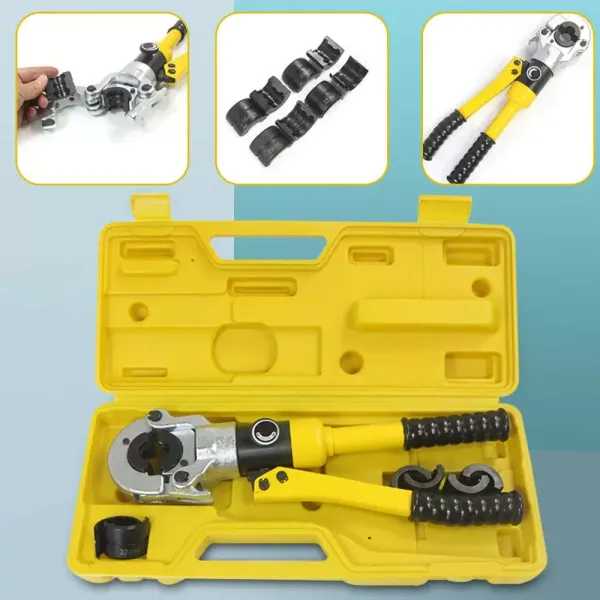 TH 16-32mm Profil Pince de presse hydraulique 8 tonnes pour tuyau composite pince sertir multicouche