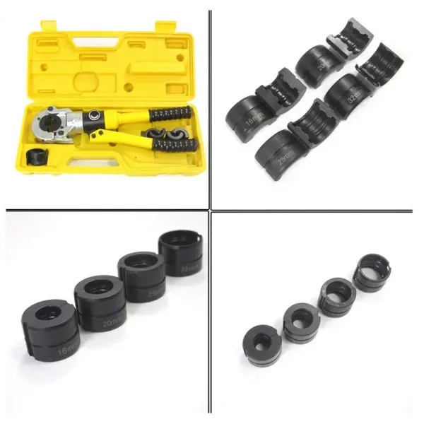 TH 16-32mm Profil Pince de presse hydraulique 8 tonnes pour tuyau composite pince sertir multicouche