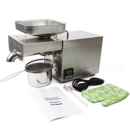 1500 W elektrische olie-extractor, roestvrijstalen oliepersmachine