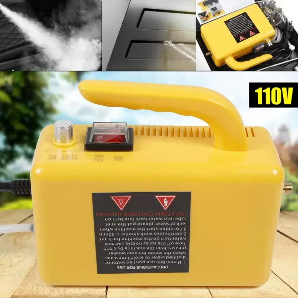 Nettoyeur à vapeur haute pression 2600W - Outil de nettoyage à la vapeur manuelle - Protection multiple - Régulation automatique de la température