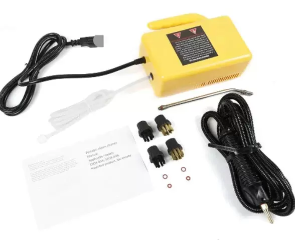 Nettoyeur à vapeur haute pression 2600W - Outil de nettoyage à la vapeur manuelle - Protection multiple - Régulation automatique de la température