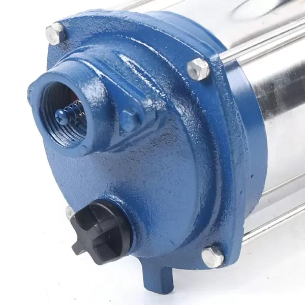 Pompe centrifuge 1800 W Pompe de jardin avec disjoncteur de protection moteur 2850 tr/min.
