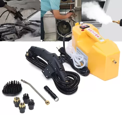 Elektrische Hogedruk Stoomreiniger - Mobiele Stoomgenerator - 220V - 2600W - Geel