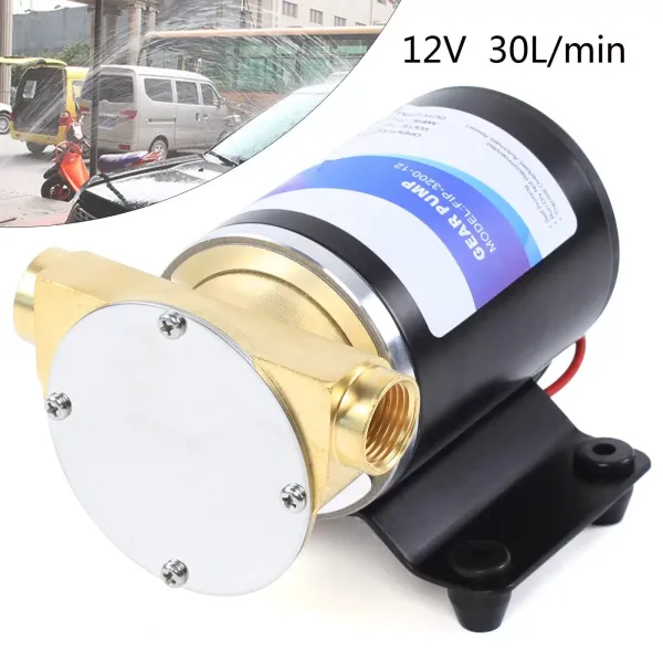 Pompe à eau 12 V à membrane - Pompe à pression auto-amorçante 30 l/min - Pour pont et Anchor Washdown