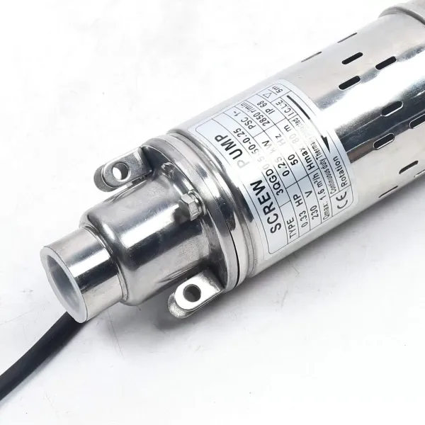 Pompe immergée pour Fontaine de Jardin 500 W - Pompe Submersible en Acier Inoxydable