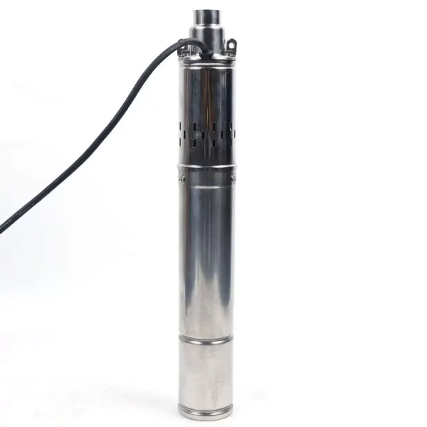 Pompe de Puits Profond, Pompe Submersible en Acier Inoxydable de 3 Pouces, Pompe de Puits de 250 W, Débit Max. 1600 l/h