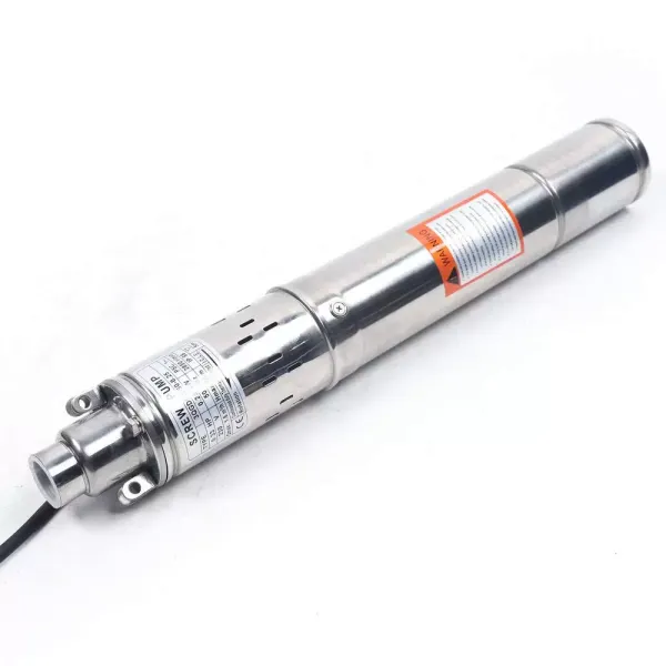 Pompe de Puits Profond, Pompe Submersible en Acier Inoxydable de 3 Pouces, Pompe de Puits de 250 W, Débit Max. 1600 l/h