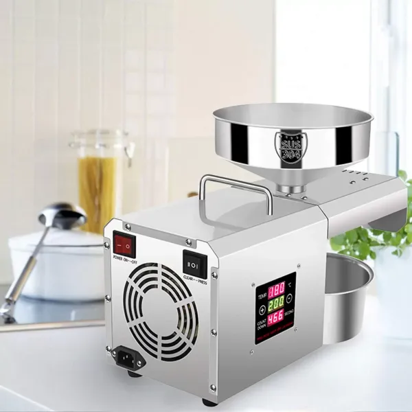 Machine à huile automatique 750W- Pour coco, colza, sésame, cacahuète, noix de coco - 50-250 °C