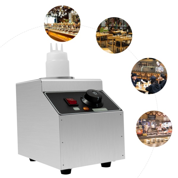 Chauffe-sauce électrique en acier inoxydable 650 ml - 30-85 °C