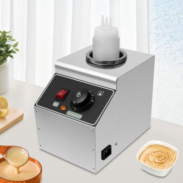 Chauffe-sauce électrique en acier inoxydable 650 ml - 30-85 °C