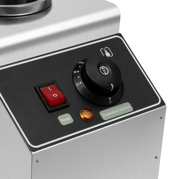 Chauffe-sauce électrique en acier inoxydable 650 ml - 30-85 °C