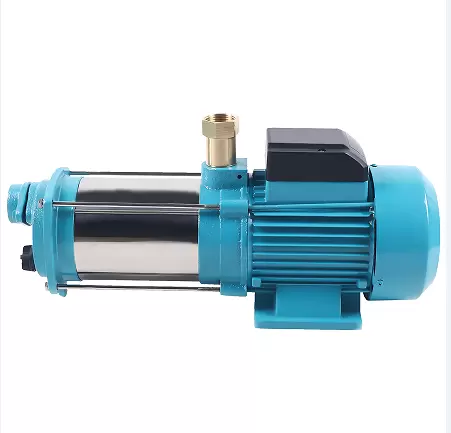 Pompe centrifuge de jardin IP44 1300 W 4000 l/h 2850 tr/min avec régulateur en acier inoxydable et fonte