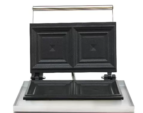 Commerciële tosti-ijzer - voor wafels, snacks, noten, elektrische grill - 1500 W - 50 ~ 300 °C