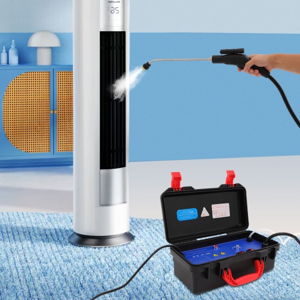 Nettoyeur à vapeur haute température 220 V 3000 W 1 m tuyau d'entrée 2,5 m 3-5 bar pour climatisation, hotte aspirante, voiture