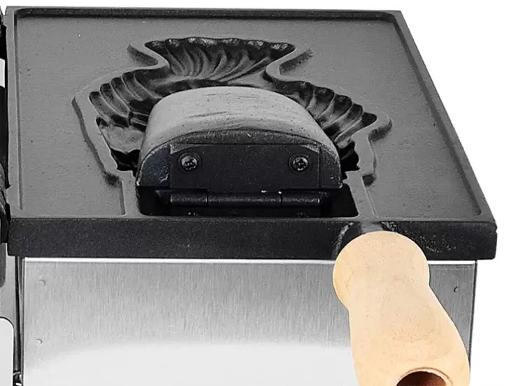 Wafelpan met antiaanbaklaag en visvorm aan 2 zijden - Japanse cakevorm van roestvrij staal